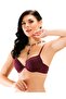 Women's Burgundy Supported Comfort Bra Mb13300-d - 3