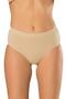 Women's Bamboo Slip Seamless Panties - Flexible Underwear & Beige 1320