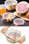6-Piece Practical and Non-Portable Silicone Pot Lid - Stretch Cover That Preserves Freshness - 3