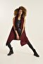 Women's Burgundy Boucle Vest - 2