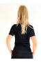 Polymer Coated Inside Fat Burning Navy Blue Short Sleeve Thermal Corset Underwear - One Piece T-shirt - 2
