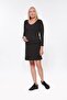 Maternity Black Crochet Dress - 2