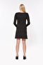 Maternity Black Crochet Dress - 4