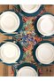 American Service, 6-Piece Plate and Runner Devet Base Jute Floor - 3