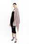 Shawl - Gray & Red - Polyester Free