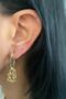 Chain Dangle Gold Earrings - 2