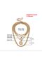 Allure Boho Vintage Thick Chain Coin Necklace - 5