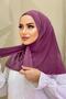 شال جاهز مزود بمشبك Hijap لون أرجواني - 2
