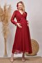 Women's New Season Double Breasted Collar Chiffon Maternity Dress