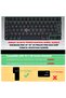Macbook Pro 2021 16 Inch M1 A2485 Compatible Turkish Q Keyboard Transparent Keyboard Protective Case - 2