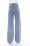 Women's Snow Wash Loose Leg Lycra Jean Loose Leg Palazzo Jean - 2