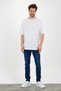 Men's Oversize Printed Cotton Crew Neck Short Sleeve T-shirt - 3