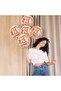 Set of 10 Colorful Confetti Transparent Balloons + Sequin Confetti Inside the Balloon - 2
