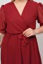 Women's Midi Length Plus Size Chiffon Dress Nb8062 - 6