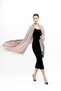 Shawl - Gray & Red - Polyester Free - 7