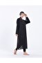 Women's Hijab Swimsuit Long Sleeve Pareo Black - 3