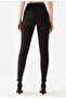 Women's Black Skinny Jean High Waist Non-Fading Pants - 4