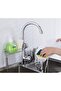 Kitchen Bathroom Shower Faucet Top Rack Soap Sponge Hanger Shelf Single Layer