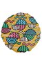 Set of 6 Coasters with Different Shape Patterns - 2