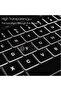 Macbook Pro 2021 16 Inch M1 A2485 Compatible Turkish Q Keyboard Transparent Keyboard Protective Case - 5
