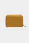 3802 Genuine Real Leather Small Women's Wallet Flother Yellow - 3