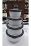 Vip Ahmet Vacuum Storage Container Set of 4, White