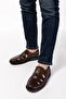 Genuine Leather, Anti-Sweat, Air Conditioned Sole, Comfortable Fit Men's Sandals - 3