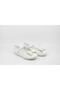400 Girl's White Patent Leather Bow and Velcro Ballerinas - 5