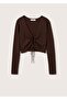 Cut-out Detailed Knitted Sweater - 3