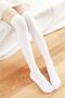Harajuku Plain White Cotton Laptop Socks - 4