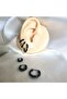 Surgical Steel Black Hoop Earring Set - Three Pairs - Ring Diameter 7mm/9mm And 12mm