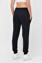 Women's Black Tokyo Panda Printed Combed Cotton Sweatpants - 2