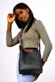 Women's Black Crossbody Shoulder Bag 045 - 4
