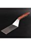 Stainless Steel Professional BBQ Grill Spatula 35 cm - Wooden Handle