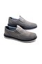 Genuine Nubuck Leather Gray Color Men's Shoes - 4