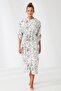 Combed Cotton Mood Comfortlux Chief Collar Dress 9211 - White