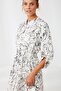 Combed Cotton Mood Comfortlux Chief Collar Dress 9211 - White - 3