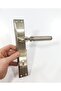 Sofuoğlu Şebboy Mirrored Nickel Satin (ROOM LIVING ROOM KITCHEN) Door Handle Aluminum / Steel - 4