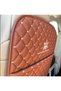 Car Seat Back Organizer / Protector + 5 Years Warranty - Brown Quilted - 3