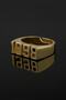 1998 Date Design Gold Color Ring