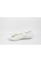 400 Girl's White Patent Leather Bow and Velcro Ballerinas - 3