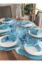 American Service, 6 Napkins, 6 Napkin Rings and Runner Ocean Tk3 - 2