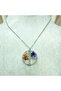 Chakra Stones Natural Stone Pendant | Tree of Life Pendant | Handmade - 4