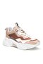 Women's Tan White Sneakers - 5