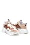 Women's Tan White Sneakers - 6