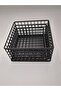 سلال خبز لطيفة معدنية مربعة متعددة الأغراض مكونة من 3 قطع - أسود - 2
