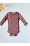 Dark Rose Course Corded Modal Long Sleeve Bodysuit