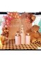 60 Pieces - Pink - Salmon - Brown Balloon Chain Set