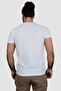Men's Jazz 4154 Medium Crew Neck White Tshirt - 3