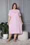 100% Cotton Combed Cotton Short Sleeve Plus Size Mother's Nightgown 520